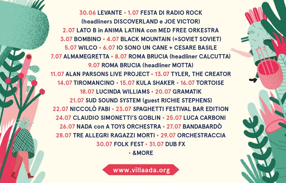 Villa ada concerti programma