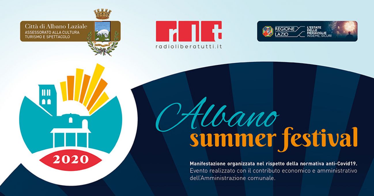 Albano Summer Festival 2020, torna la musica dal vivo ad Albano Laziale