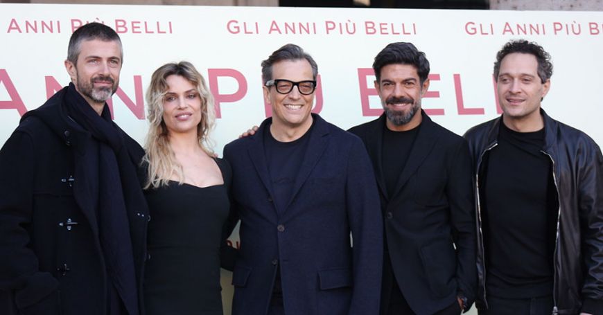Gli anni più belli: il photocall del nuovo film di Muccino